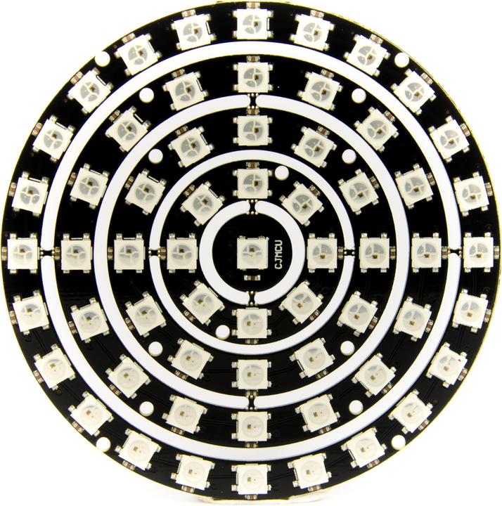 Produktbild Purecrea Neopixel Ring Set mit 8/12/16/24 Ringen WS2812 RGB LED