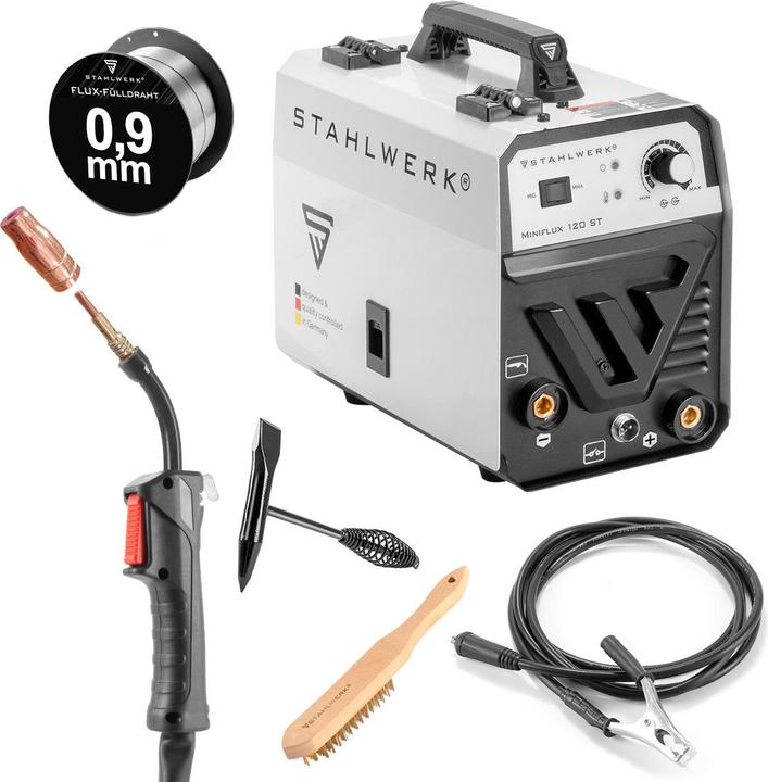 Stahlwerk Welding machine Mini FLUX 120 ST with ARC | MMA function with 120 amps