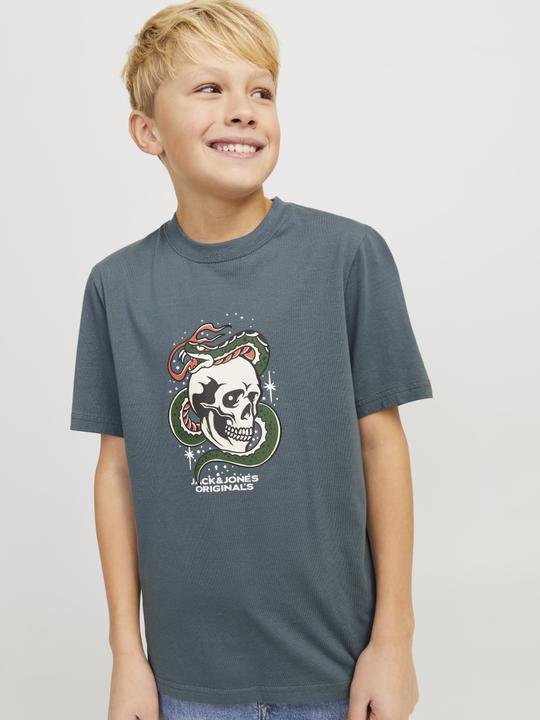 Actual product image Jack & Jones Joranatomy Skull Tee Ss Crew Neck Sn Jnr (176)