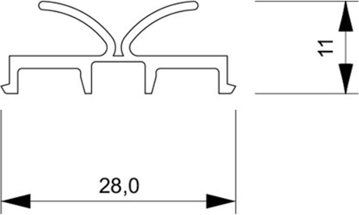 Produktbild Vitris Seitlicher Staubschutz und Anschlag-Einlage (1 Stk.)