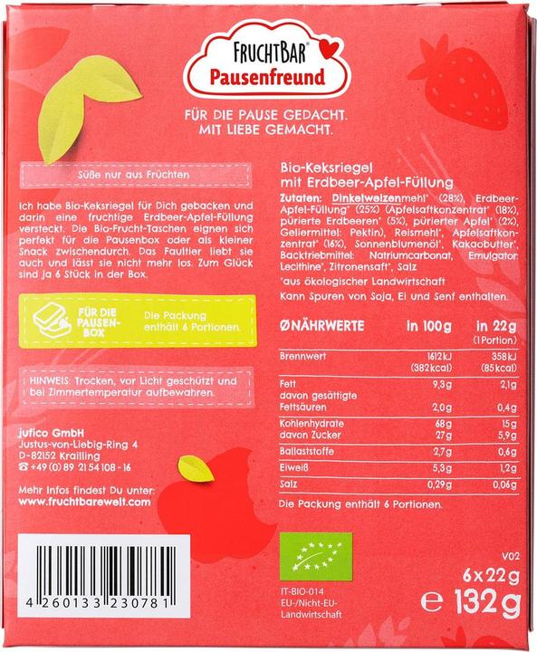Image du produit Fruchtbar Riegel Fruchttasche (132 g)