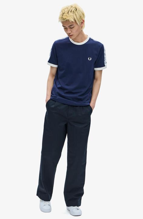 Immagine prodotto Fred Perry T-shirt con finiture a contrasto e strisce (XL)