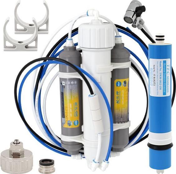 Produktbild Alternativ RO3 Mobile Umkehr Osmose Anlage 3 Stufig 150 GPD (Salzwasser, Süsswasser)