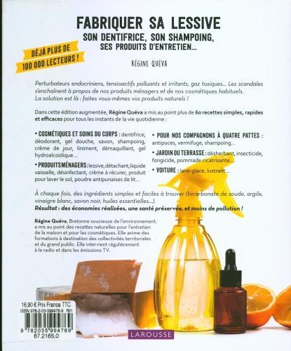 Produktbild Larousse pratique Fabriquer sa lessive, son dentifrice, son shampoing, ses produits (Französisch, Quéva Régine, 2021)
