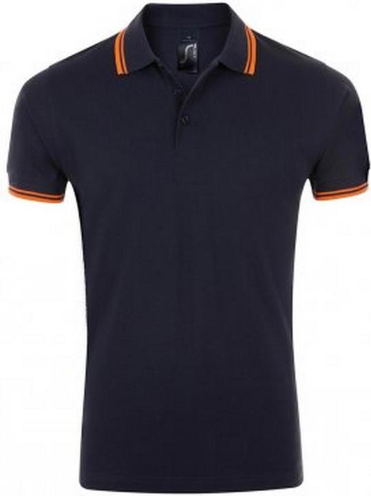 Blu marino scuro, Arancione Neon