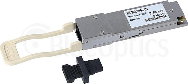 Actual product image BlueOptics Supermicro AOM-MMA1B00-C100D-MLN Compatible QSFP28 BO28L859S1D