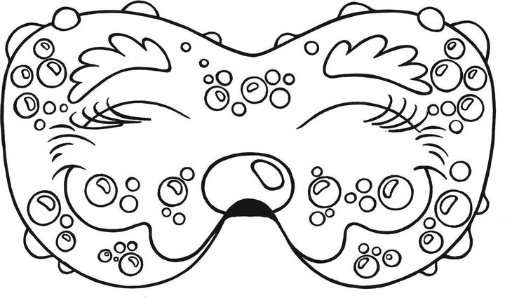 Produktbild Lustige Masken zum Ausmalen