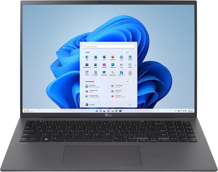 Actual product image LG gram 16 (16", Intel Core i7-1360P, 32 GB, 2000 GB, DE)