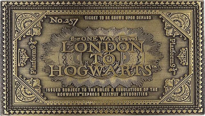 Fanattik HARRY POTTER - Ticket Poudlard Express - Répique Edition Limité
