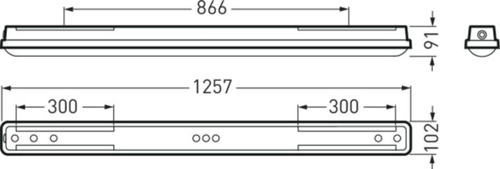 Produktbild Trilux LED-Feuchtraumleuchte OleveonF 1.2#7118240 (3900 lm)