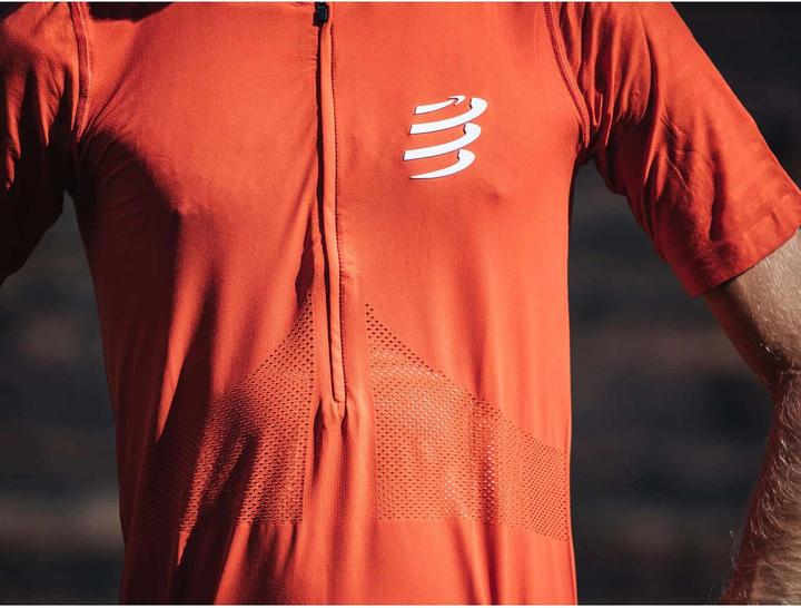 Immagine prodotto Compressport Maglietta Trail a maniche corte "Trail half-zip short sleeves" da uomo (XS, S, M, L, XL)