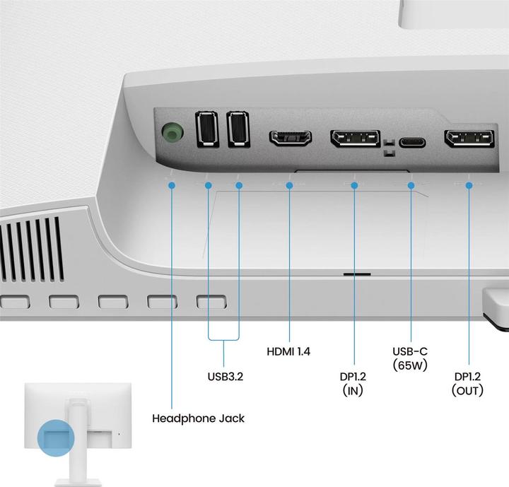 Actual product image BenQ GW2486TC IPS USB-C HUB (1920 x 1080 pixels, 23.80")