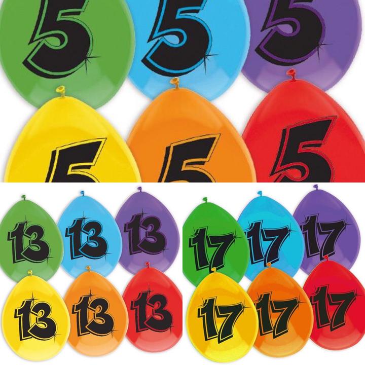 Produktbild Unique Luftballons 6er Pack (8 x)