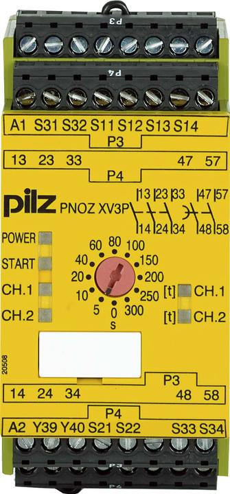 Produktbild Pilz 777511 PNOZ XV3.3P 30/24VDC 3n/o 2n/o t