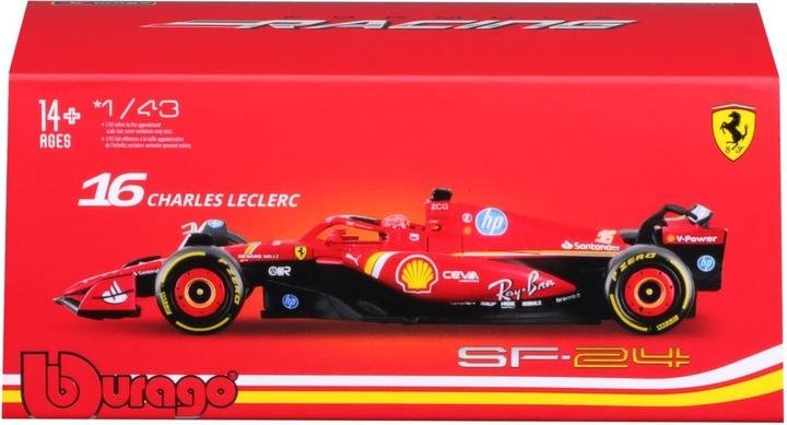 Produktbild Bburago Ferrari F1 SF-24 1/43 Leclerc 2024