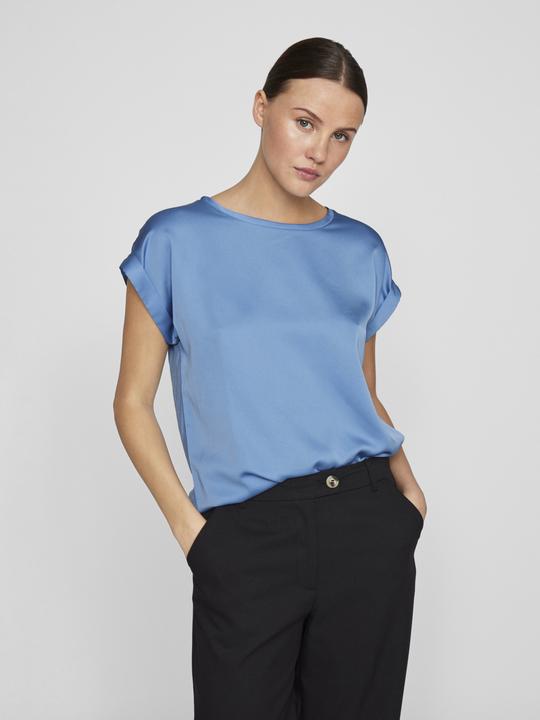 Actual product image Vila Round neckline top with short sleeves (36)