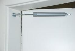 Actual product image Mannesmann Pneumatic door closer, grey (Indoor)