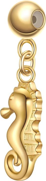 Immagine prodotto Glanzstücke München Ciondolo da donna a forma di cavalluccio marino - 36880 (Argento)