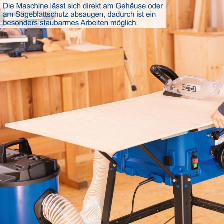 Produktbild Scheppach HS100S Tischkreissäge 220-240V 50Hz 2000W - 250mm