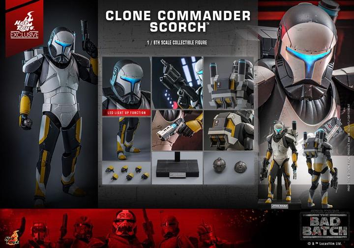 Image du produit Hot Toys Star Wars - The Bad Batch Clone Commando Scorch Exclusive Actionfigur