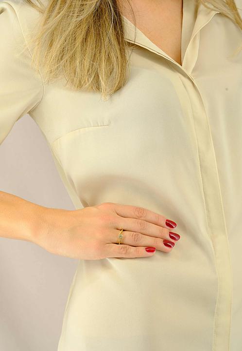 Actual product image Muau Solitaire (50, 750/18 K Gold)