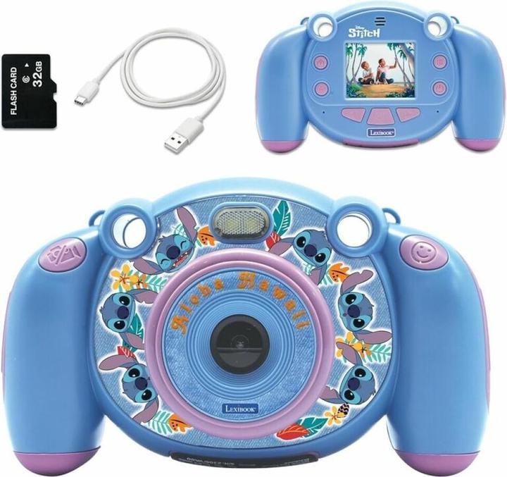 Image du produit Lexibook Disney - Caméra HD numérique Stitch avec carte SD (DJ080D)