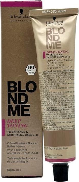 Actual product image Schwarzkopf Blondme - Deep Toning Deep Chestnut (Blond)