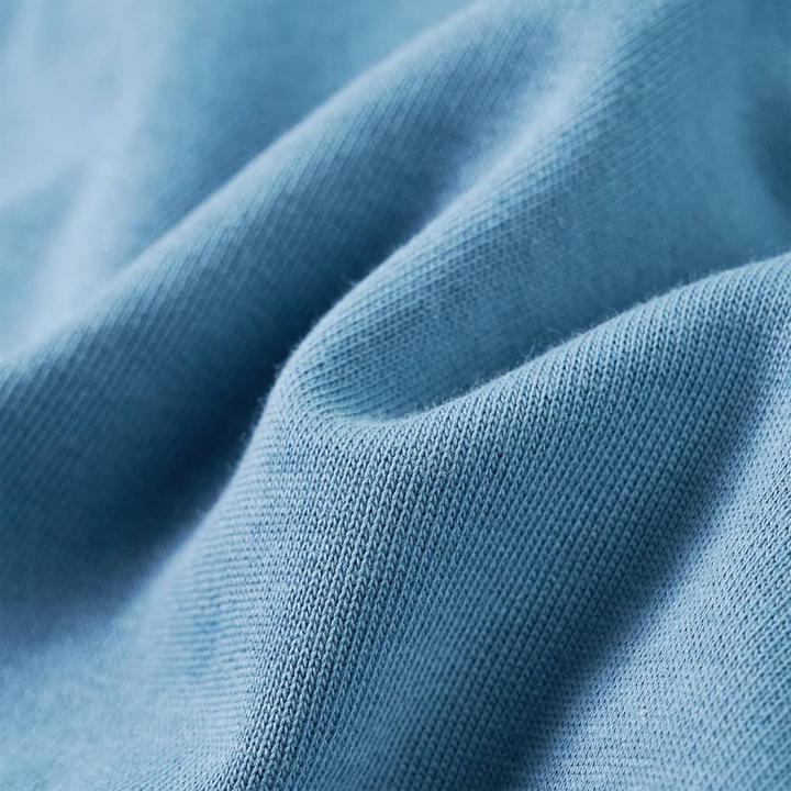 Produktbild VidaXL Kinder-Sweatshirt Mittelblau 116,Material: 92 % Baumwolle. 8 (116)