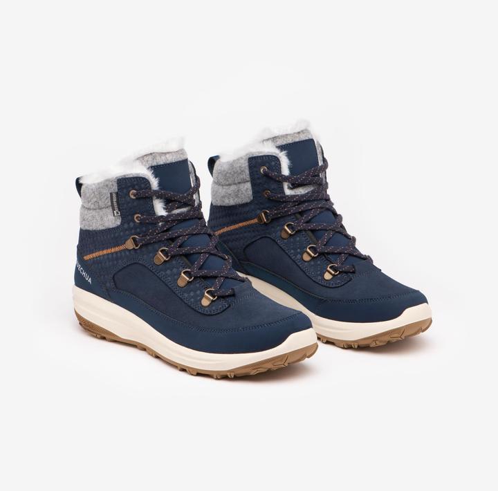 Produktbild Quechua Winterschuhe Damen halbhoch Leder warm wasserdicht Winterwandern - SH900 (40)