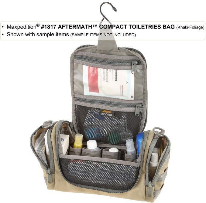Actual product image Maxpedition AFTERMATH Compact Toiletries Bag