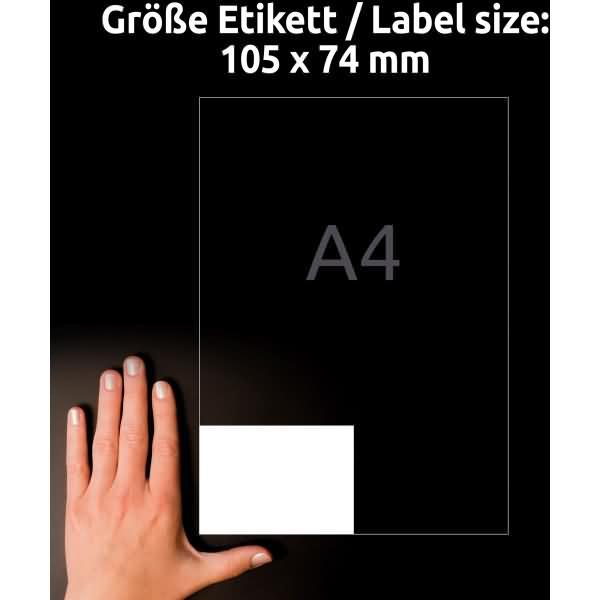 Actual product image Avery Ultra-Resistant Film Labels