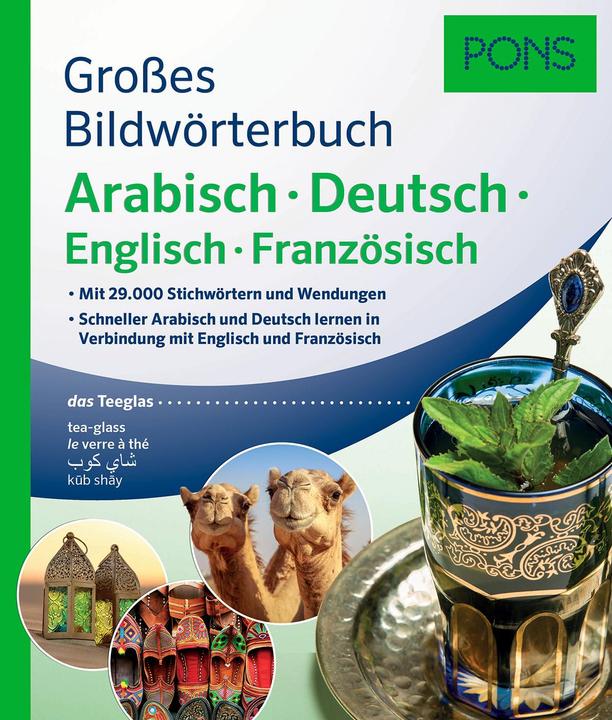 Actual product image Grosses Bildwörterbuch Arabisch - Deutsch + Englisch und Französisch (German, English, French, Arabic, 2019)