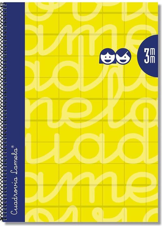 Actual product image Lamela Notebook 3 mm Yellow Din A4 5 pieces 80 pages (A4, Hardcover)