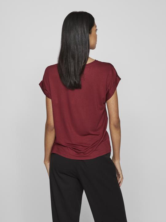 Actual product image Vila Round neckline top with short sleeves (38)