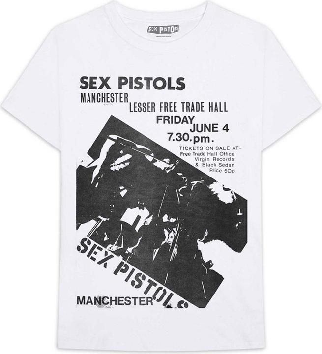 Sex Pistols Manchester Flyer TShirt