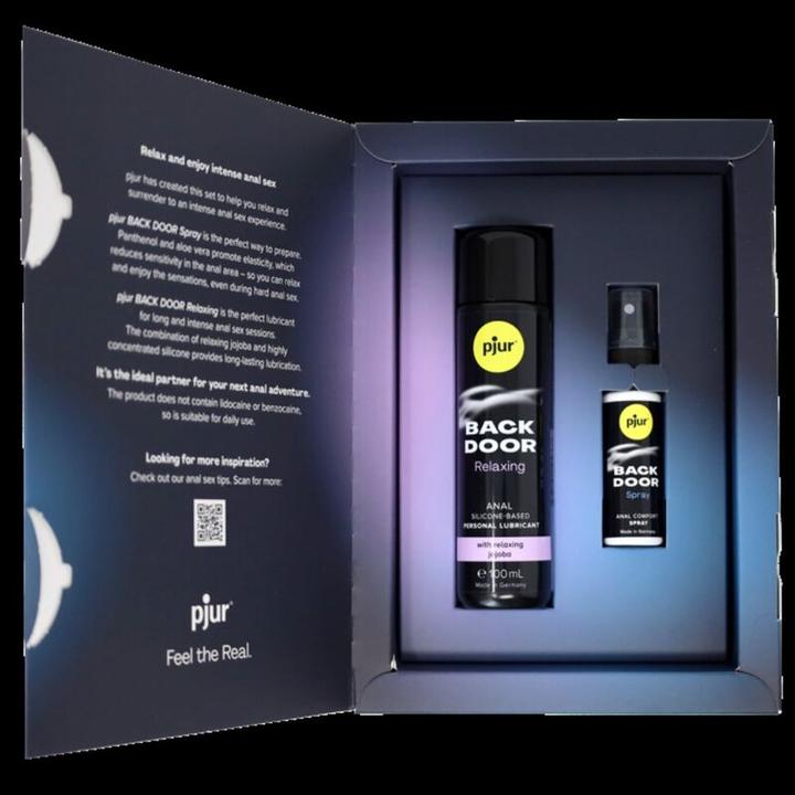 Actual product image Pjur Back Door Set Of Anal Lubricant And Spray (120 ml)