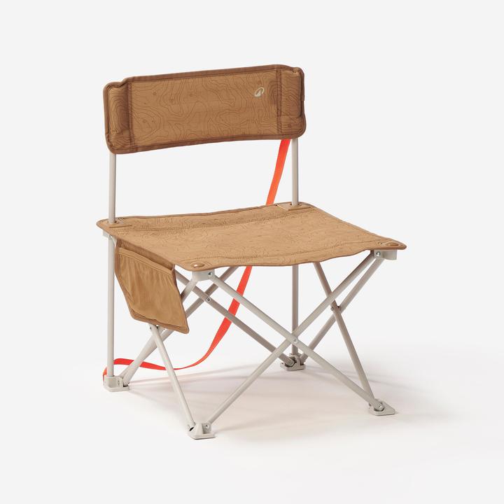 Actual product image Quechua Campingstuhl niedrig 100 kompakt braun
