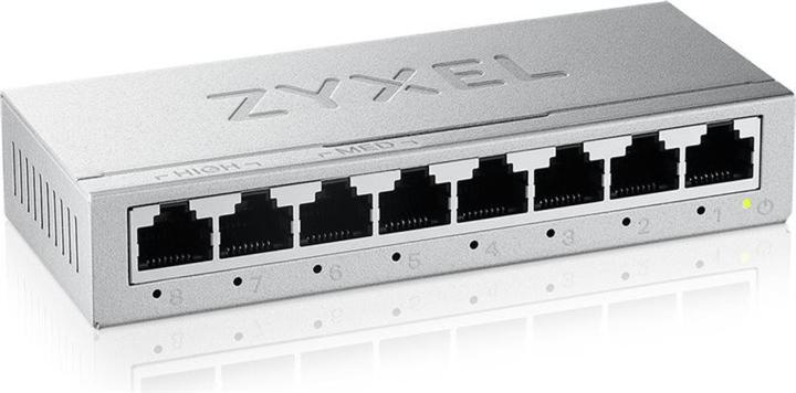 Productafbeelding Zyxel GS-108BV5-EU0101F, Unmanaged, L2, Gigabit Ethernet (10/100/1000) (8 Havens)