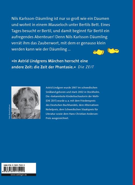 Actual product image Nils Karlsson-Däumling (German, Ilon Wikland, Charles Kurt Peters, Astrid Lindgren, 2007)