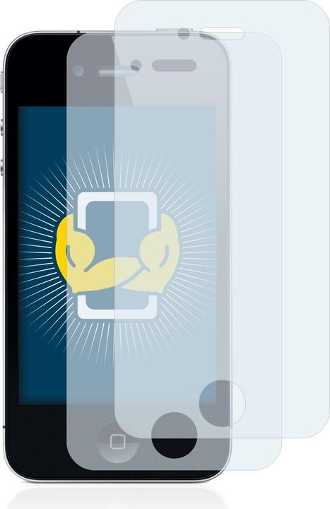 Produktbild BROTECT Schutzfolie Displayschutz Klar (2 Stück, Apple iPhone 4)