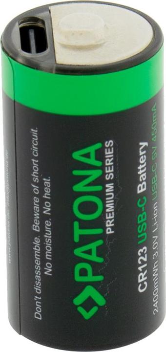 Produktbild Patona Premium Akku 4x CR123 USB-C (4 Stk., RCR123A, 800 mAh)