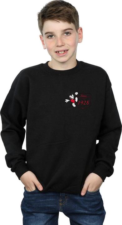 Immagine prodotto Disney Mickey Mouse Faux Pocket Since 1928 Felpa Ragazzi (152, 158)