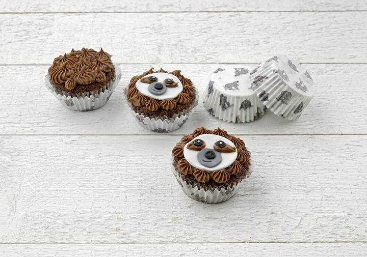 Produktbild Zenker Muffin Backform Faultier 50 Stück (5 cm)