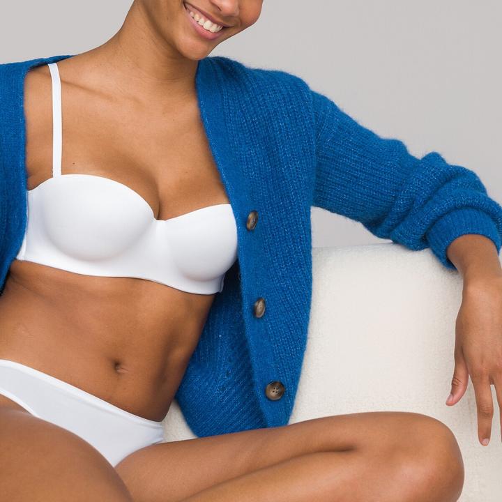 Produktbild La Redoute Collections Bandeau-BH aus Mikrofaser (65 A, Einzelpack)