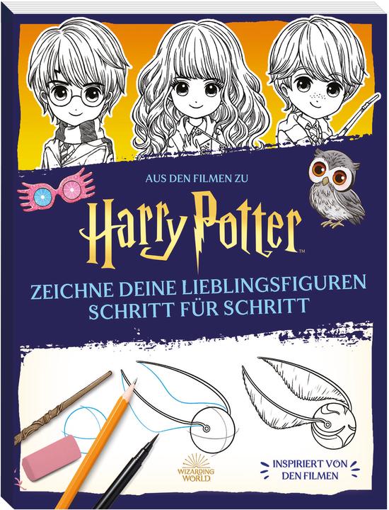 Produktbild Panini Harry Potter Zeichne deine Lieblingsfiguren Schritt für Sc
