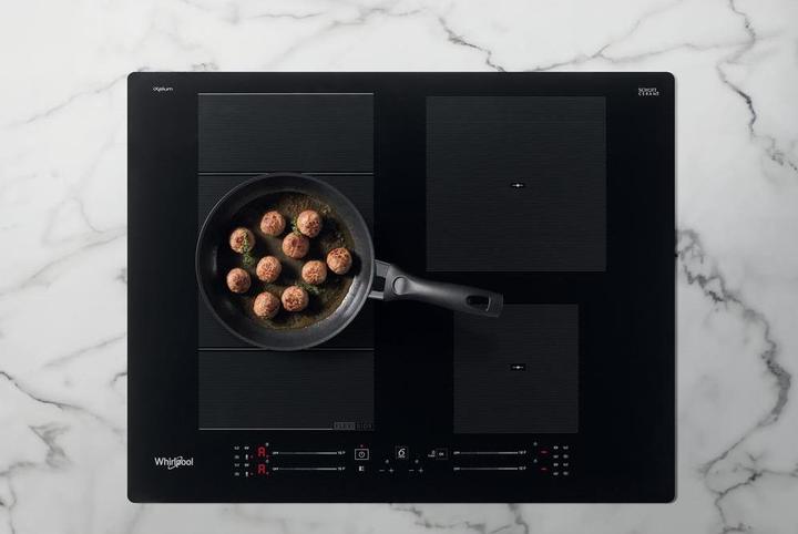 Actual product image Whirlpool induction hob WF S7560 NE 60 cm, 1 FlexiSlide, Booster, Black