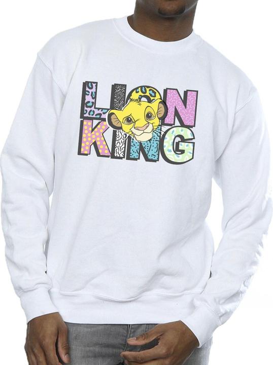 Actual product image Disney Mens The Lion King Pattern Logo Sweatshirt (M)