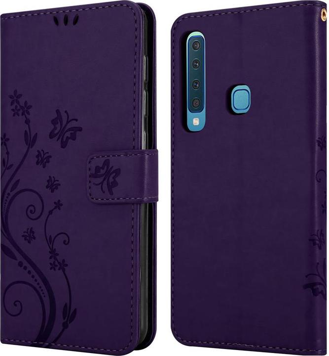 Actual product image Cadorabo Flower Book Cover (Samsung Galaxy A9 (2018))
