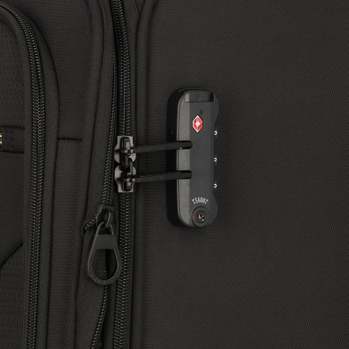 Image du produit D&N Travel Line 9704 4 roues trolley cabine S 55 cm avec soufflet extensible (38 l, Bagage à main (jusqu'à 50l))