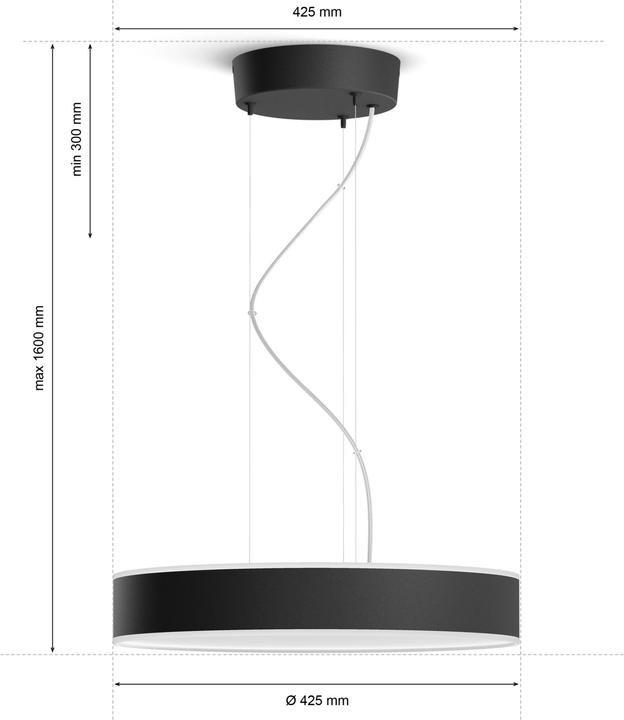 Actual product image Philips Hue White Ambiance Enrave (4500 lm)